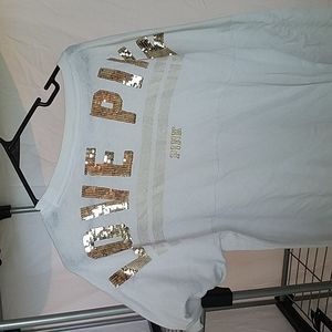 Pink, small, long sleeve shirt